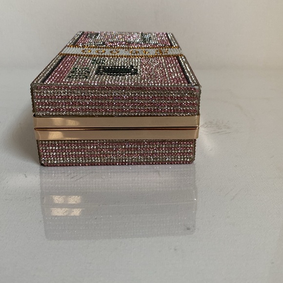Money Clutch Rhinestone Purse $10,000 Stack of Cash - Picture 10 of 15